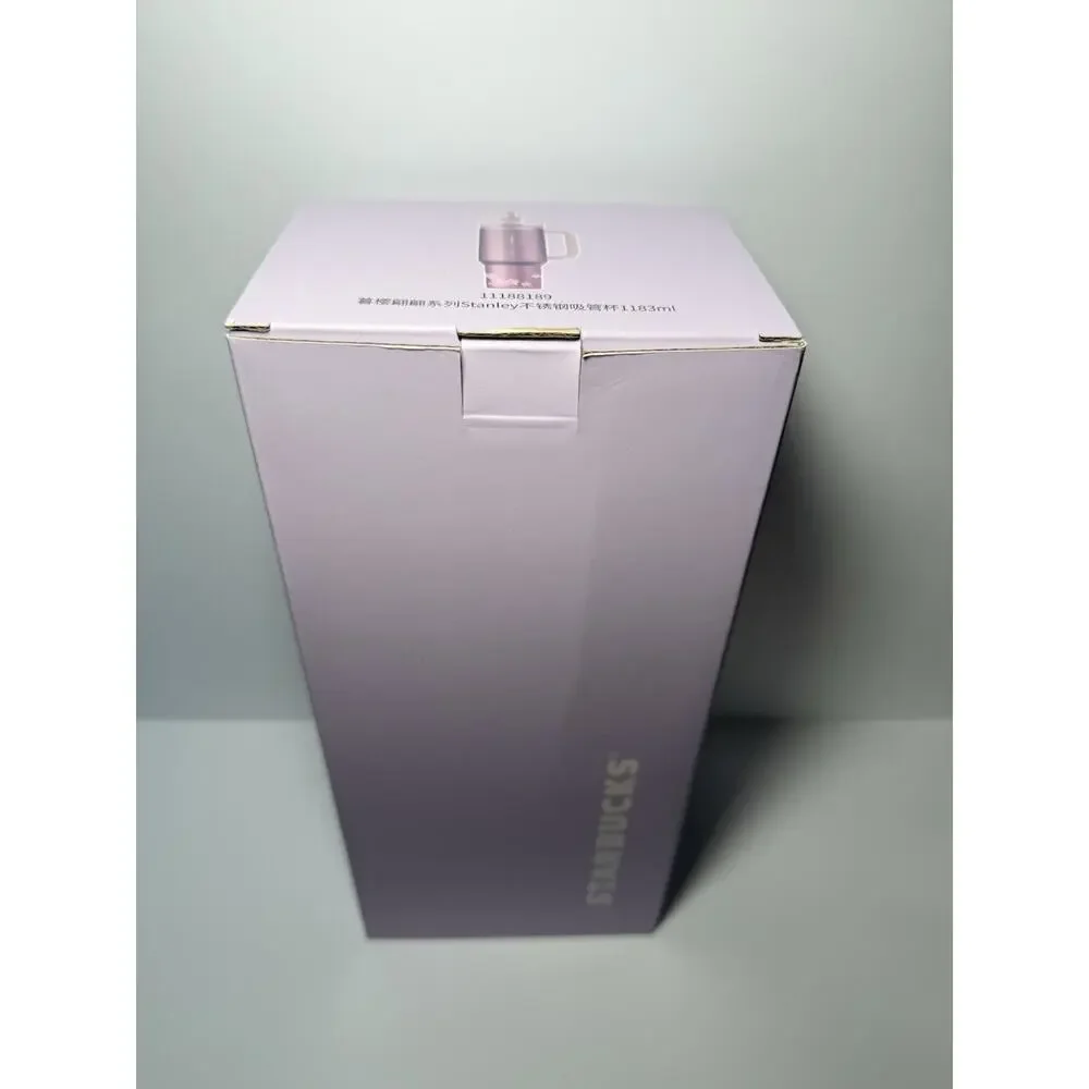 Stanley X Starbucks China 2026 Exclusive Sakura Cherry Blossom 40oz Tumbler NWT - Picture 2 of 12